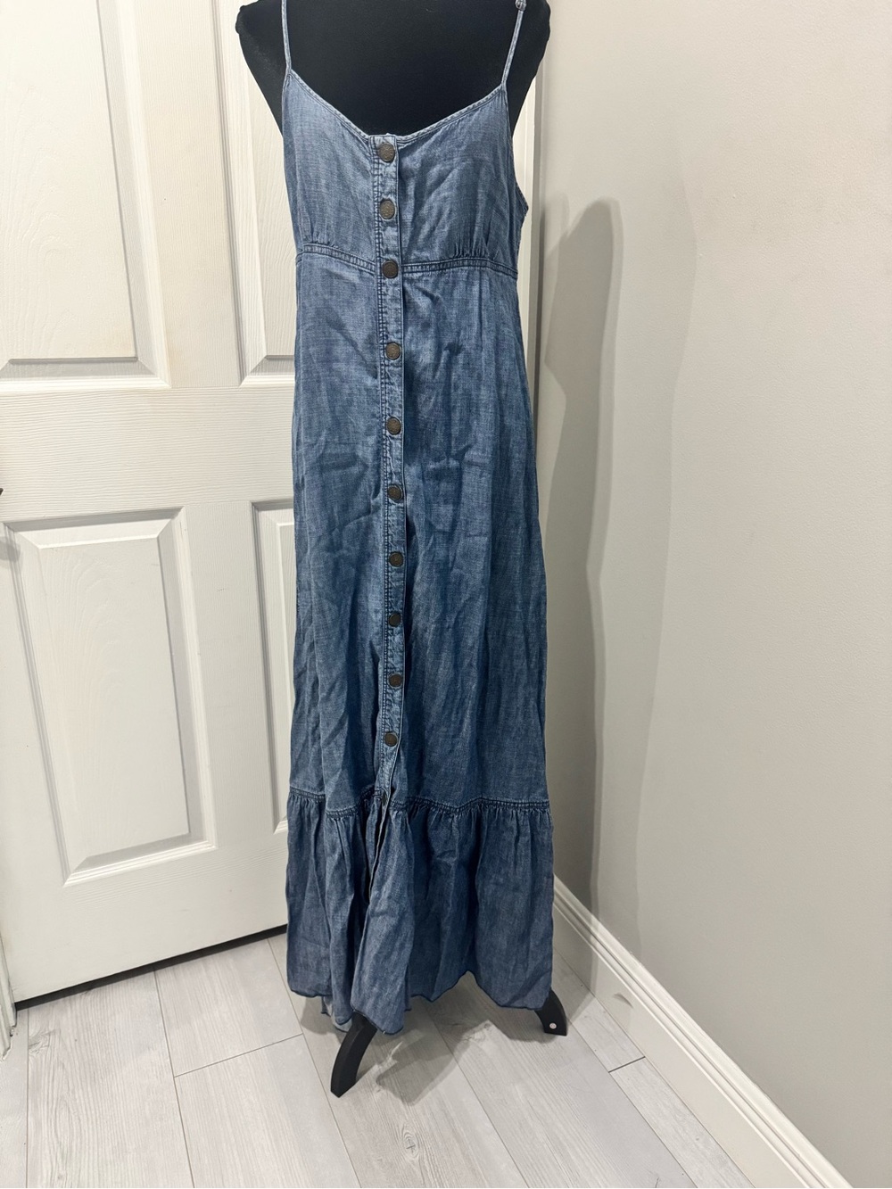 Denim free people dress medium
